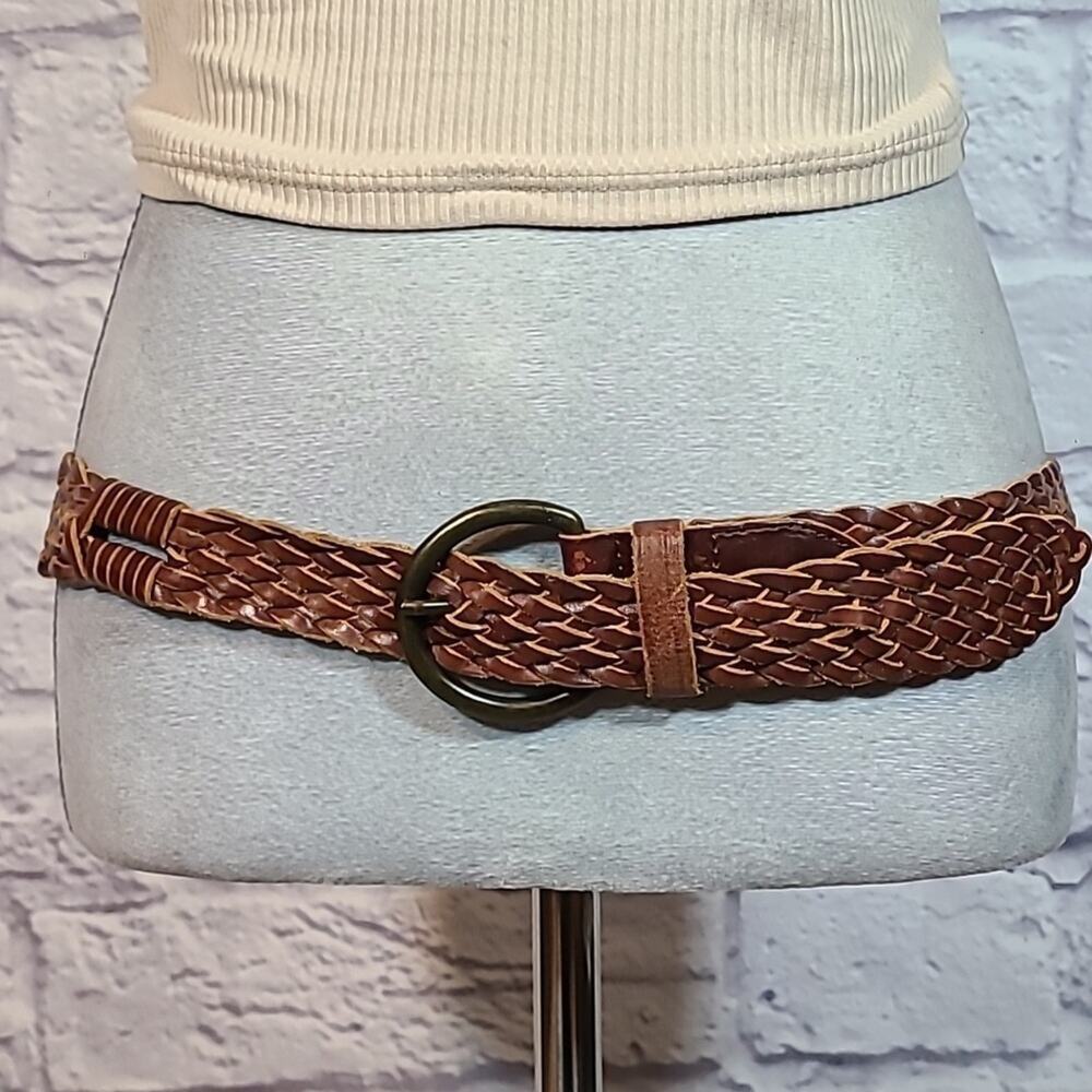 Gap Y2K braided leather belt